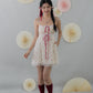 [COL FUKU] Ariana Padded Mini Ribbon Dress