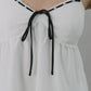 Polly Contrast Trim Padded Sleeveless Top