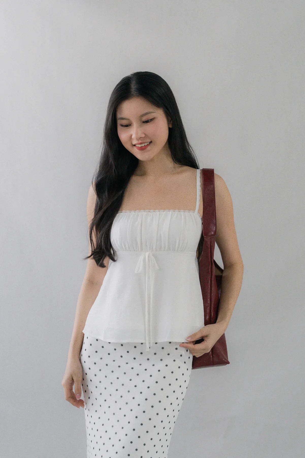 Kiara Longline Padded Babydoll Top