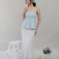 Jolyn Eyelet Babydoll Padded Top