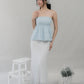 Jolyn Eyelet Babydoll Padded Top