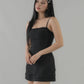 Bernadette Tiered Hem Padded Mini Dress