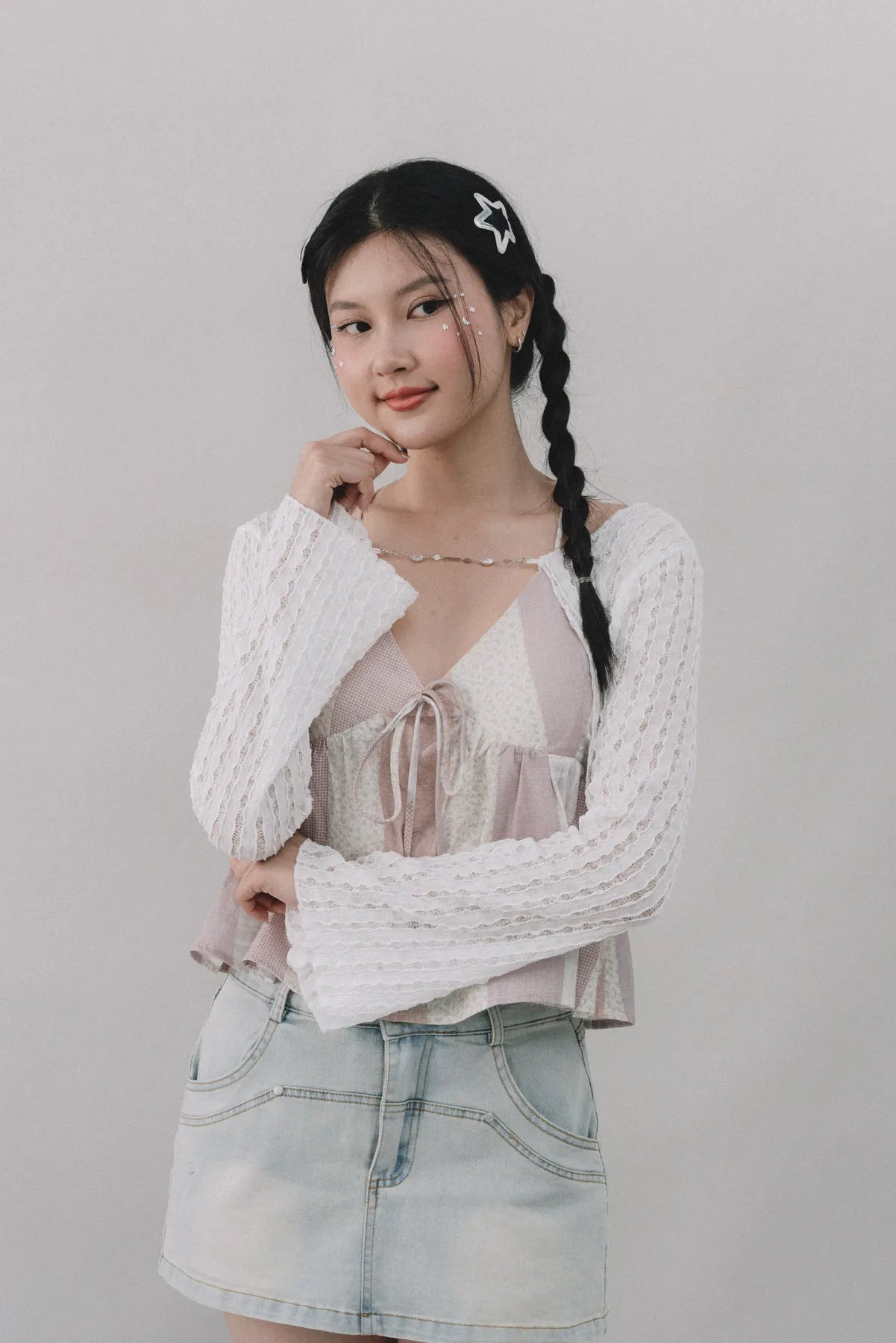 Lumi Relaxed Ripple Lace Bolero