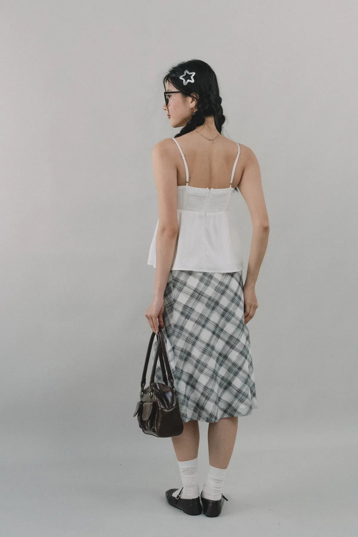 Polly Contrast Trim Padded Sleeveless Top