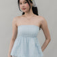 Jolyn Eyelet Babydoll Padded Top