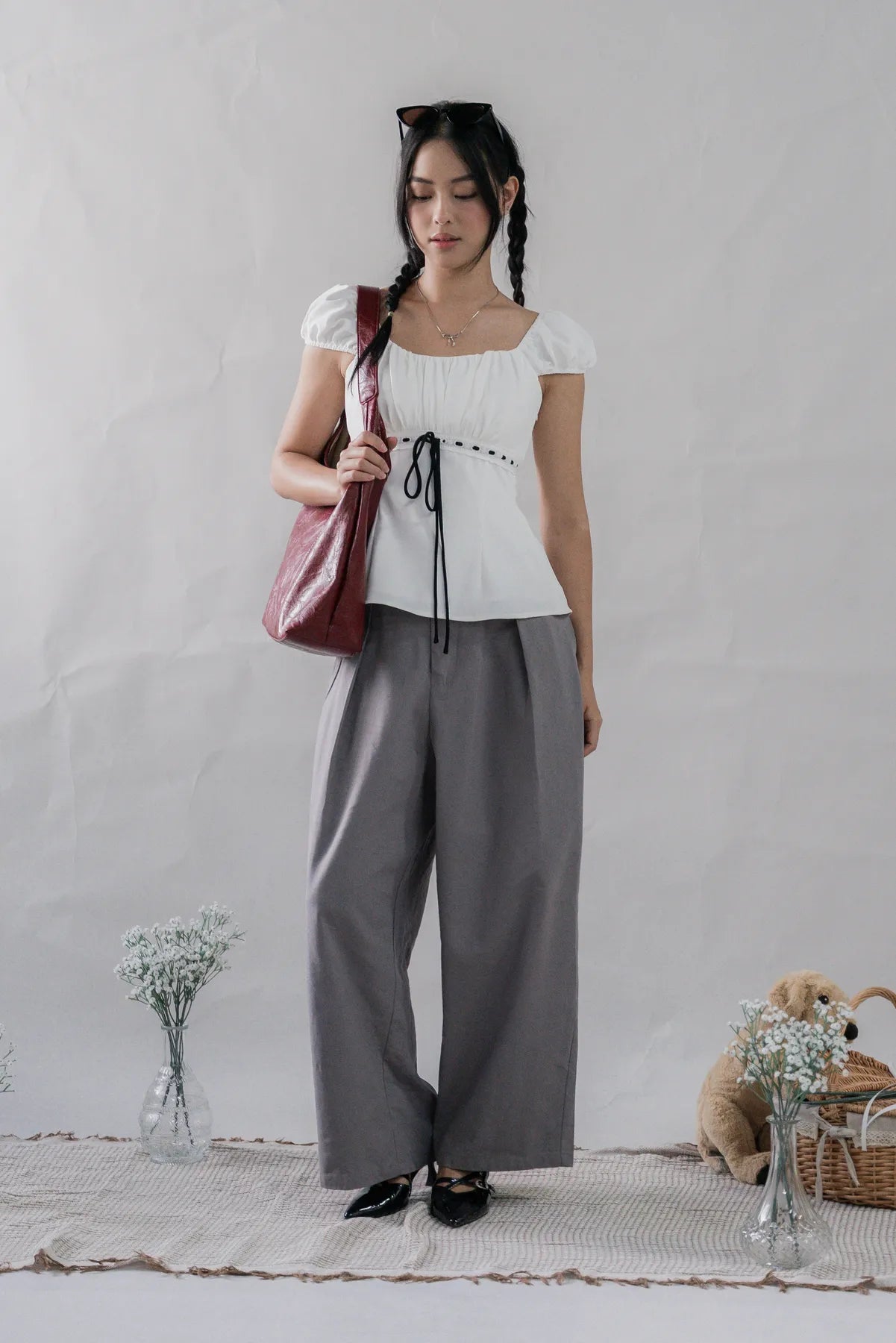 Tessa Padded Cap Sleeves Top