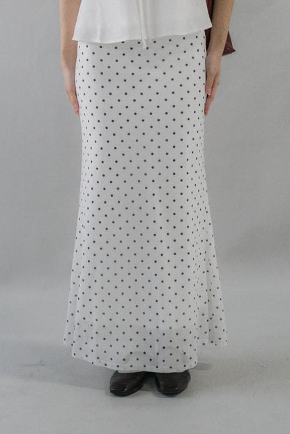 Bradley Fishtail Maxi Soft Mesh Skirt