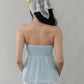 Jolyn Eyelet Babydoll Padded Top