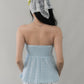 Jolyn Eyelet Babydoll Padded Top
