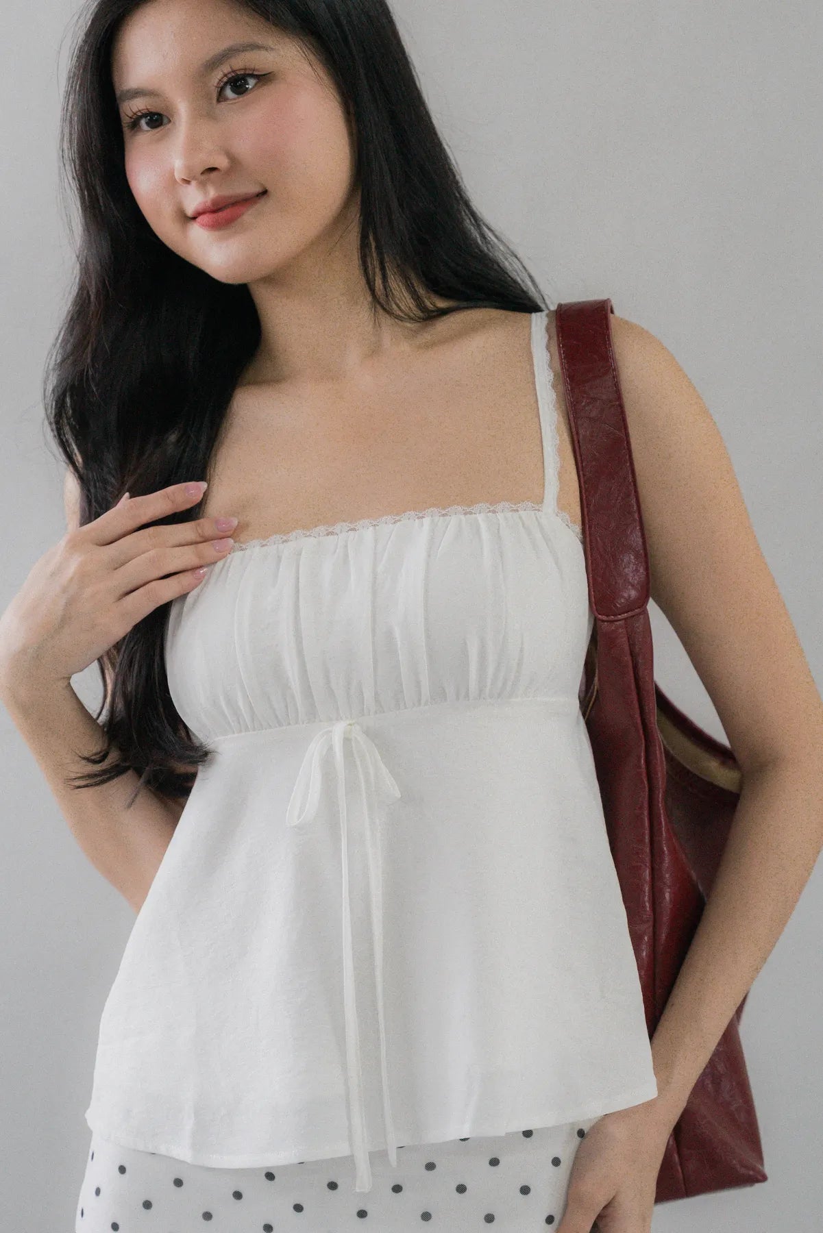 Kiara Longline Padded Babydoll Top