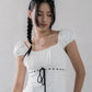 Tessa Padded Cap Sleeves Top