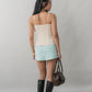 Christine Lace Ribbon Padded Tank Top
