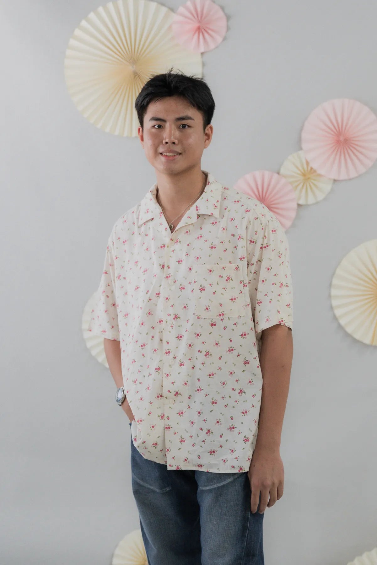 [COL FUKU] Fuku Collared Short Sleeve Shirt