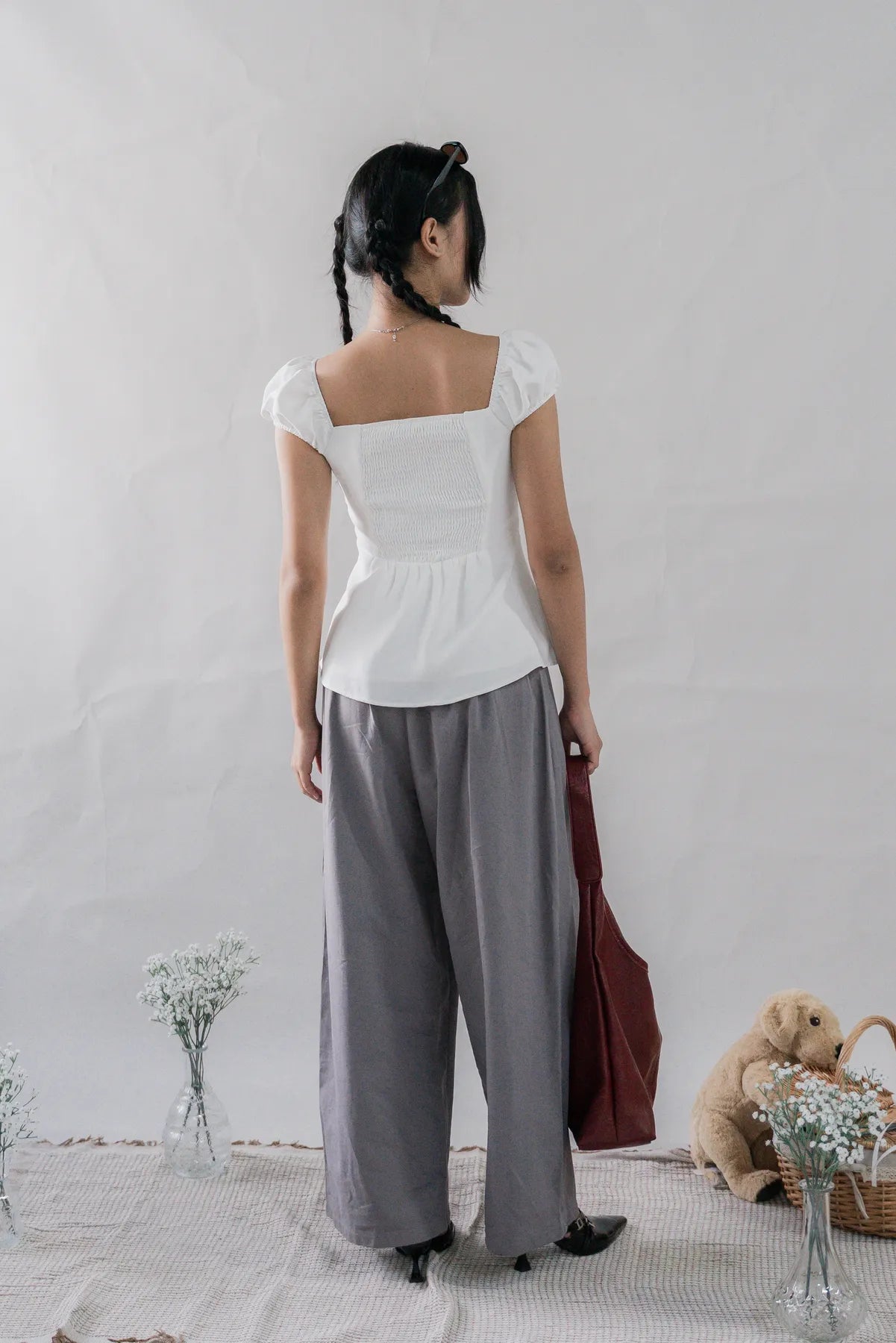 Tessa Padded Cap Sleeves Top