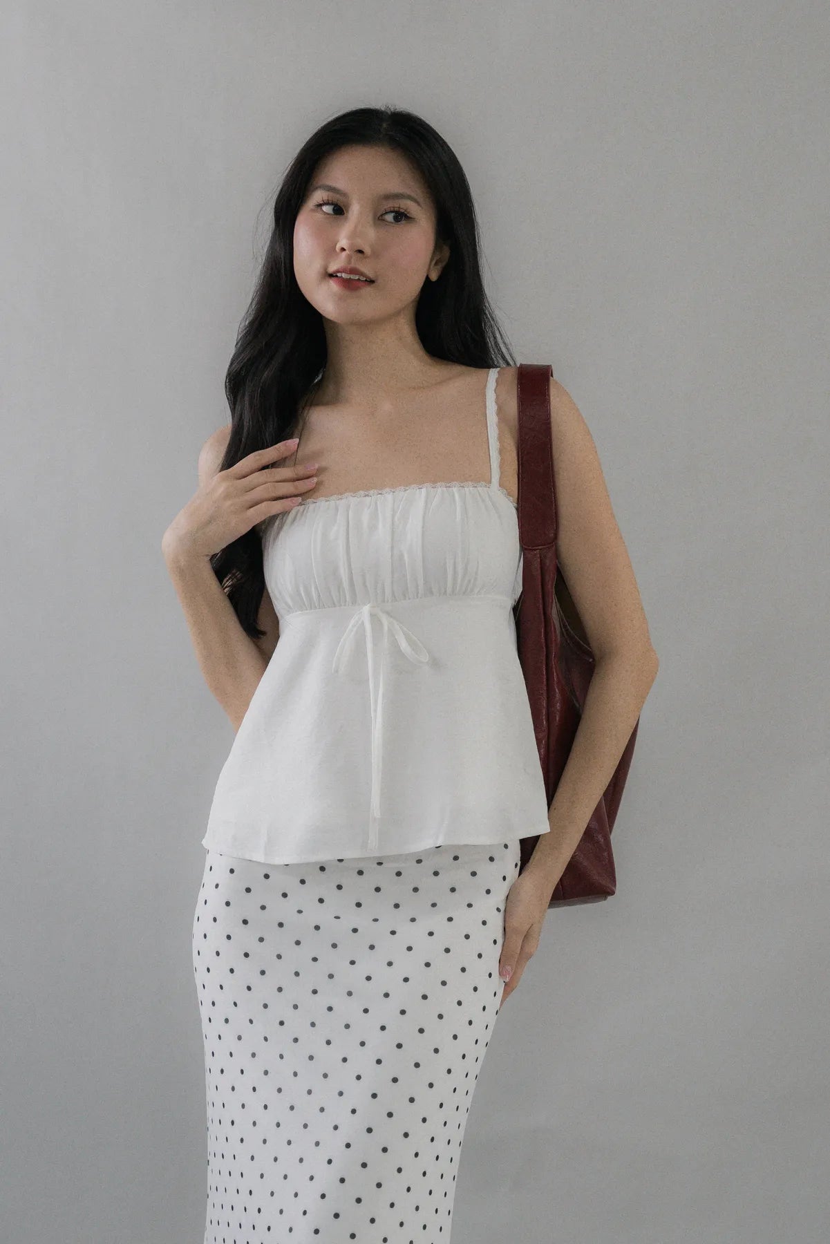 Kiara Longline Padded Babydoll Top