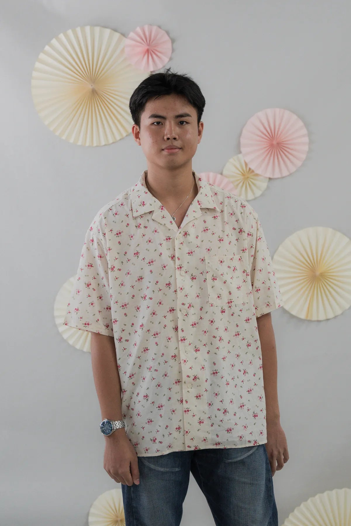 [COL FUKU] Fuku Collared Short Sleeve Shirt