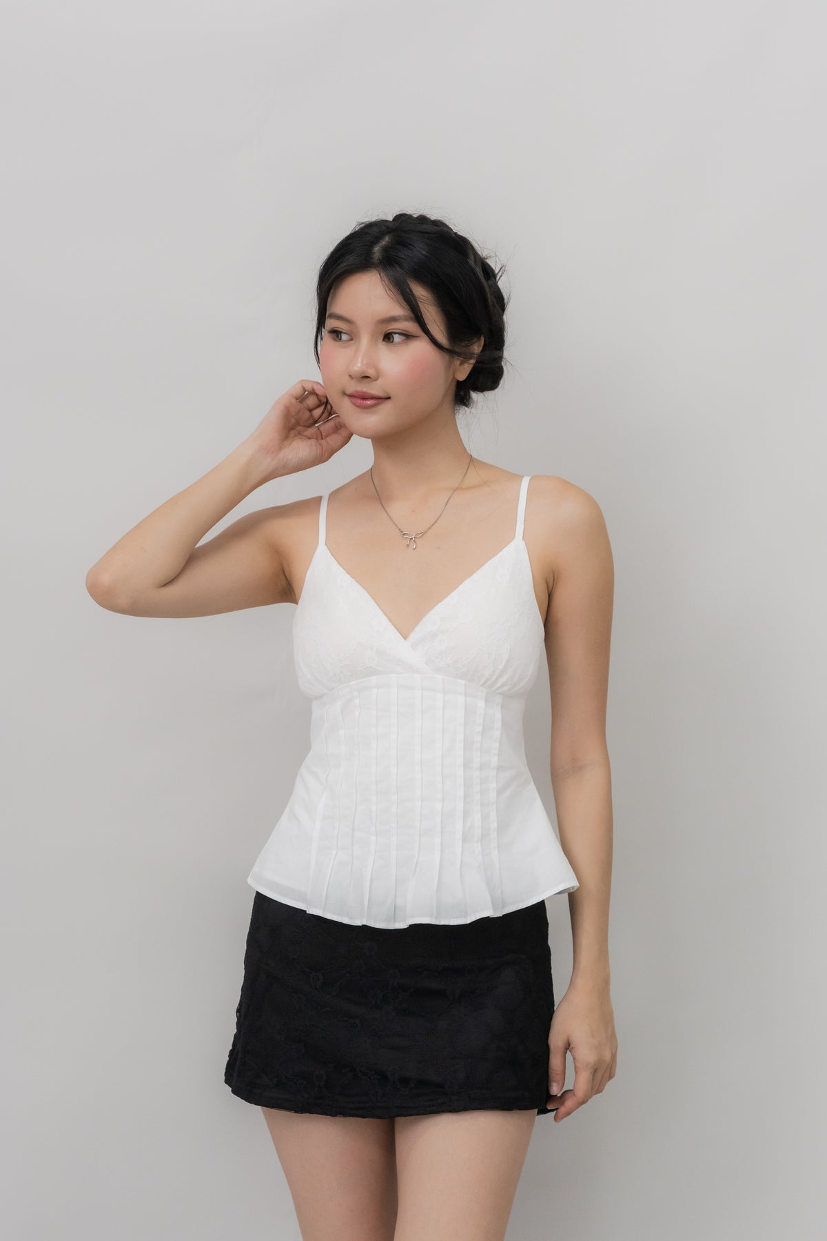 *PRELAUNCH* [CLOUD MESH] Dewy Mini Skort Lace Version