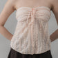 Nelly Ruffled Halter Tie Top