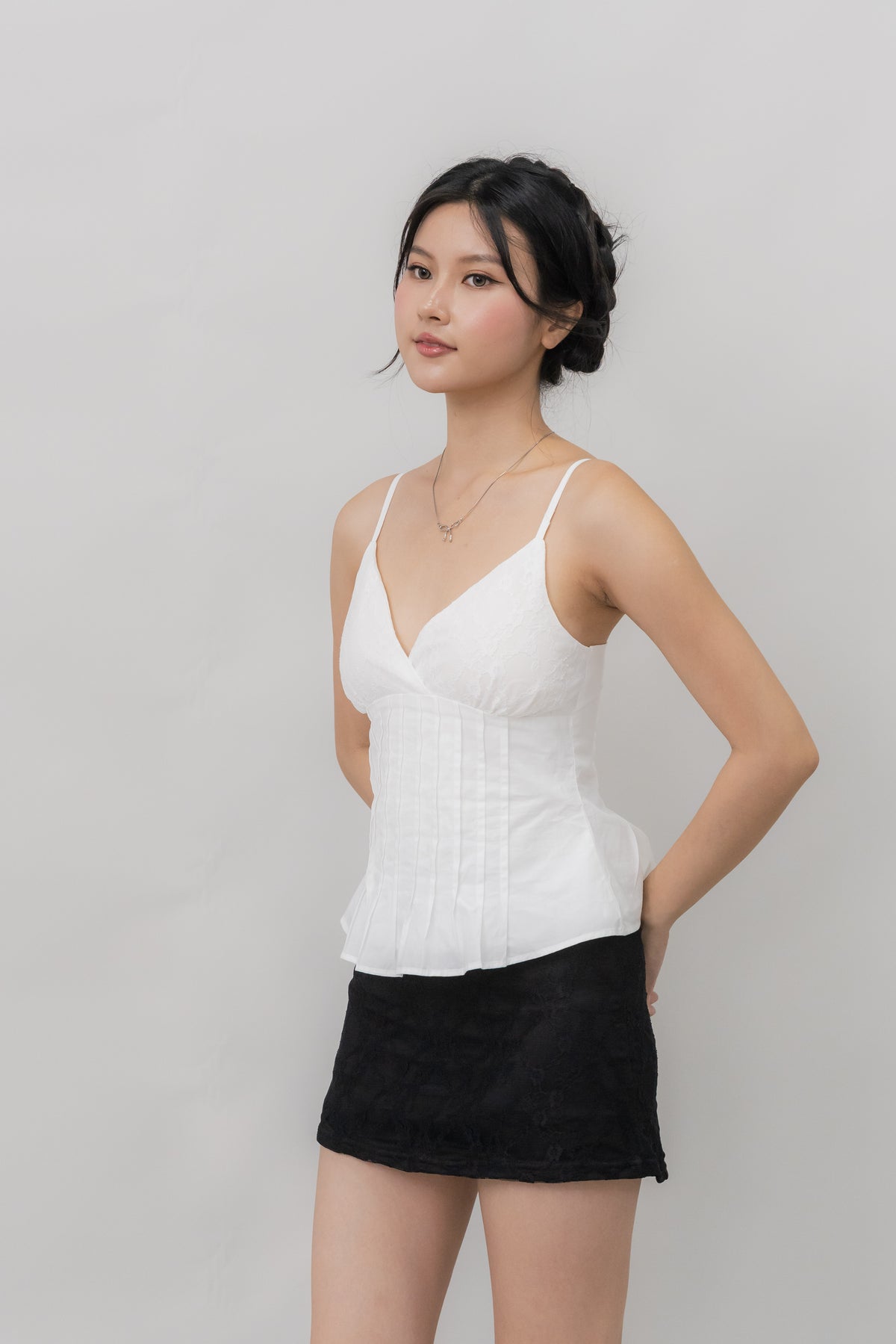 *PRELAUNCH* [CLOUD MESH] Dewy Mini Skort Lace Version