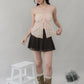 Nelly Ruffled Halter Tie Top