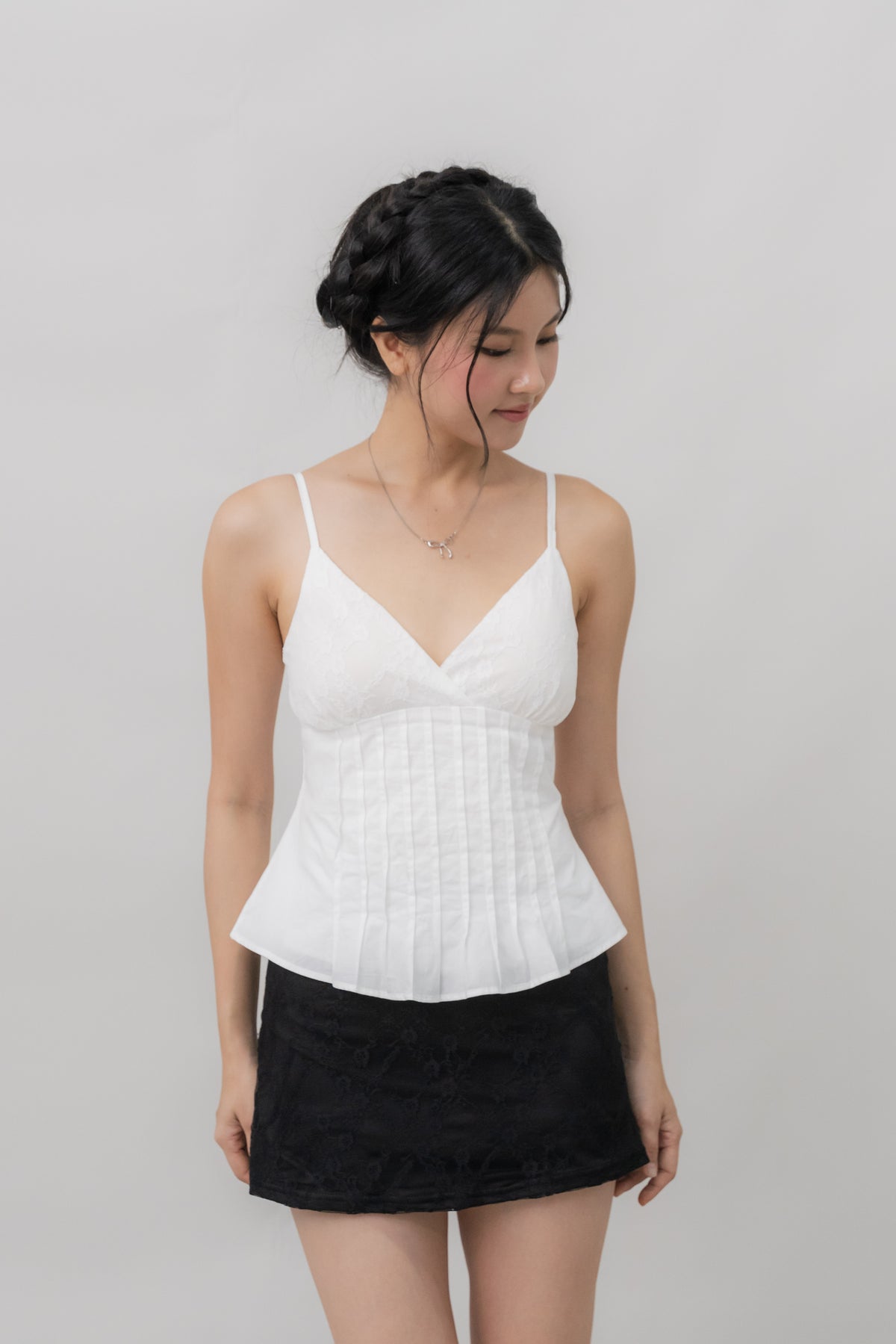 *PRELAUNCH* [CLOUD MESH] Dewy Mini Skort Lace Version