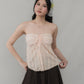 Nelly Ruffled Halter Tie Top