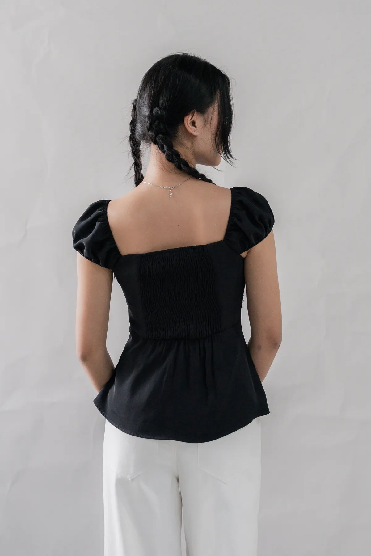 Tessa Padded Cap Sleeves Top