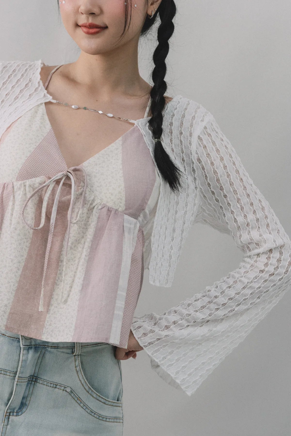 Lumi Relaxed Ripple Lace Bolero