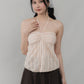 Nelly Ruffled Halter Tie Top
