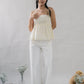 Jolyn Eyelet Babydoll Padded Top