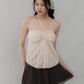 Nelly Ruffled Halter Tie Top