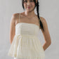 Jolyn Eyelet Babydoll Padded Top