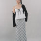 Bradley Plaid Maxi Skirt [CLOUD MESH]