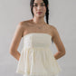 Jolyn Eyelet Babydoll Padded Top