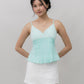 Ines Lace Padded Pintuck Top