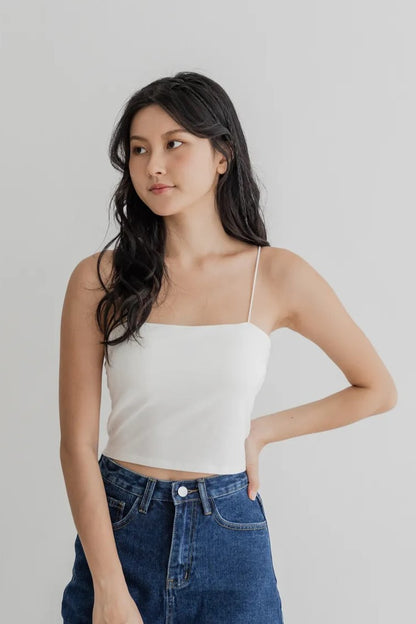 Mia Padded Cropped Cami Top