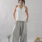 Krissy V-Neck Padded Longline Halter Top V2