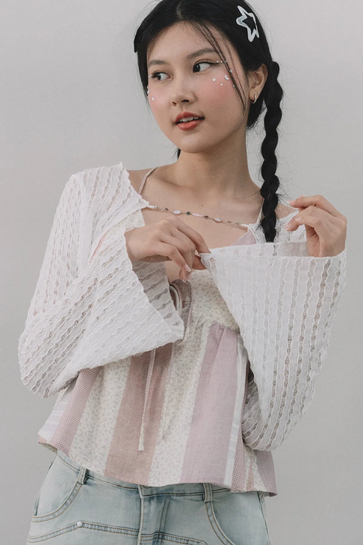 Lumi Relaxed Ripple Lace Bolero