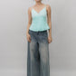 Ines Lace Padded Pintuck Top