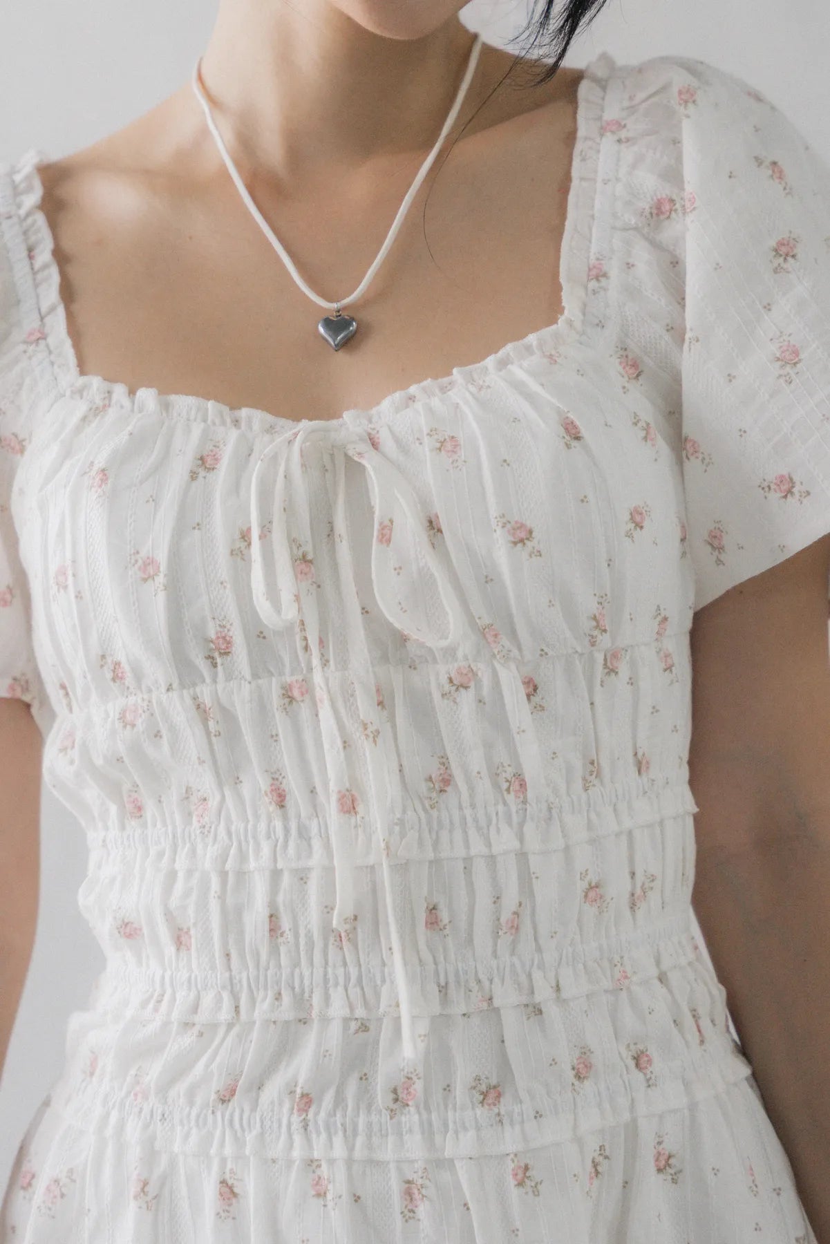 [COL YORI] Maisie Flutter Sleeves Mini Romper Dress