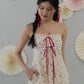 [COL FUKU] Anya New Padded Long Ribbon Dress