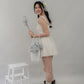 Elora Padded Ribbon Tie Dress Romper