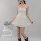 Elora Padded Ribbon Tie Dress Romper