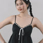Polly Contrast Trim Padded Sleeveless Top