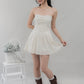 Elora Padded Ribbon Tie Dress Romper