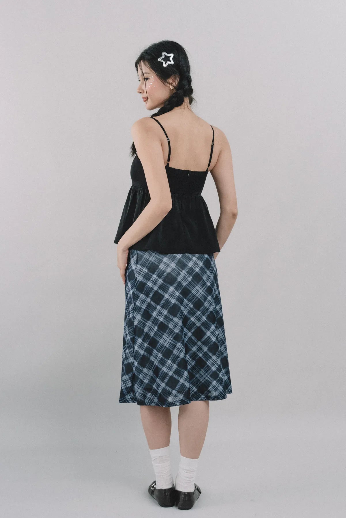 Polly Contrast Trim Padded Sleeveless Top