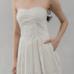 Elora Padded Ribbon Tie Dress Romper
