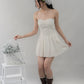 Elora Padded Ribbon Tie Dress Romper