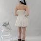 Elora Padded Ribbon Tie Dress Romper