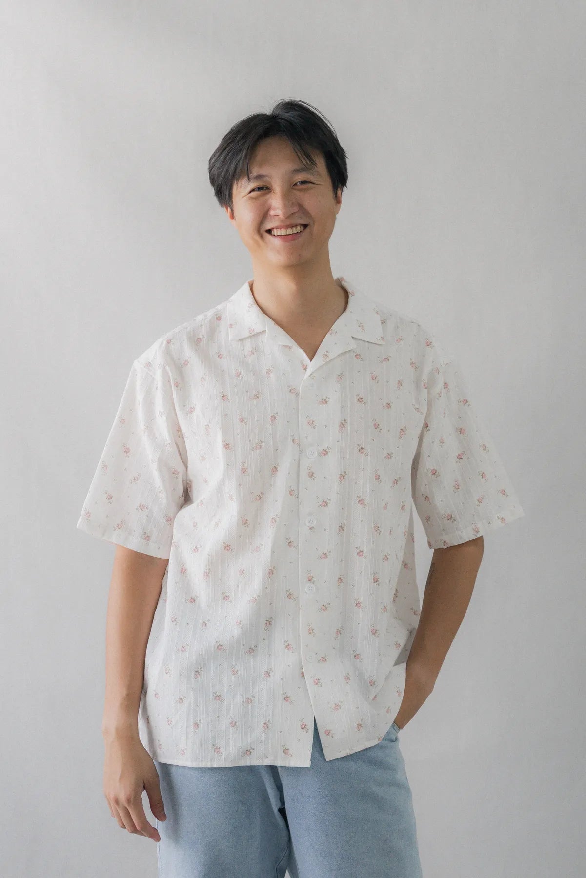 [COL YORI] Yori Collared Short Sleeve Shirt